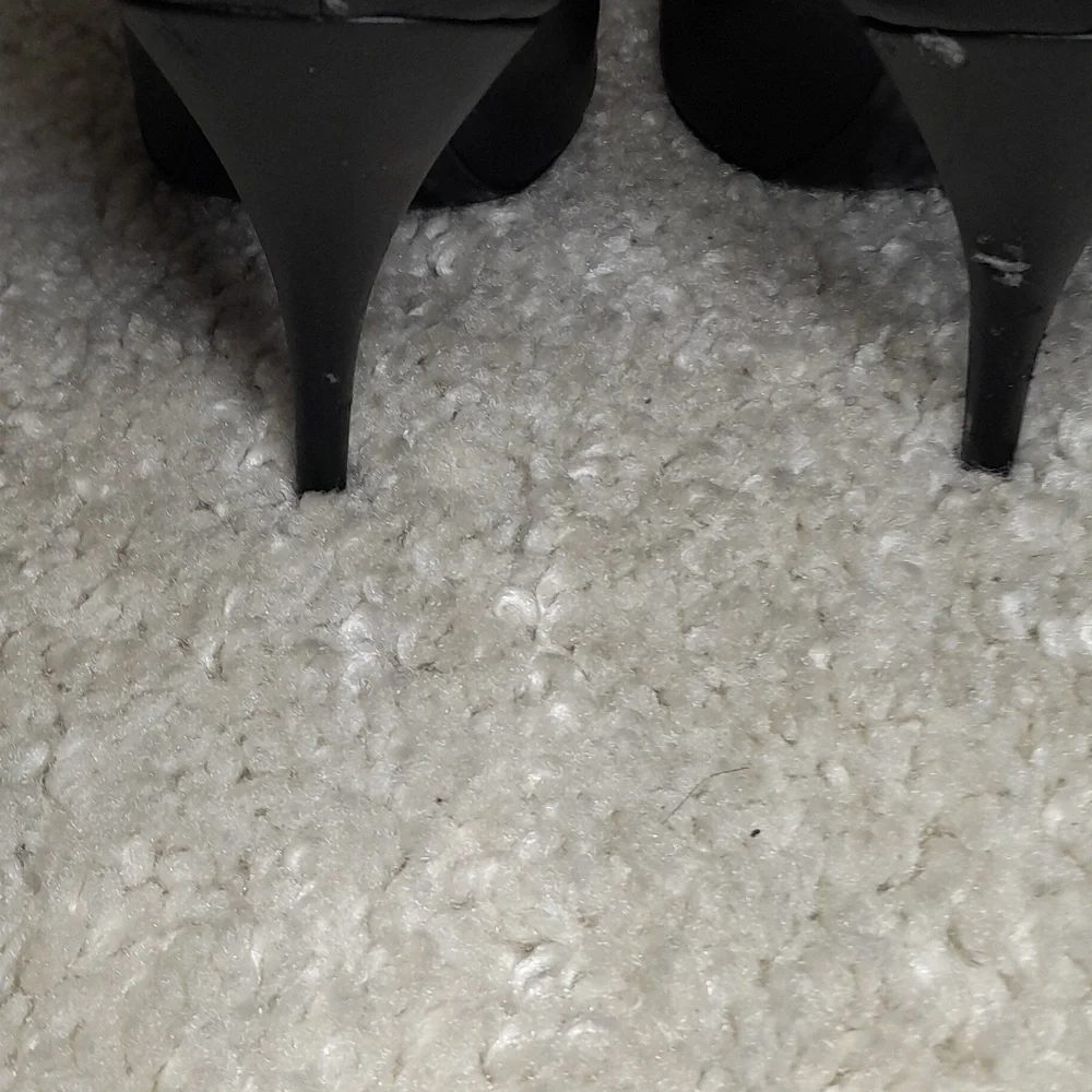 STELLA MCcartney BLACK Scarpo Sligo V VAMP PUMPS Size 9